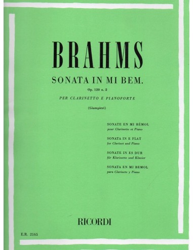 Brahms Sonata in Mib Op. 120 N° 2