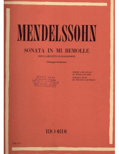 Mendelssohn Sonata in Mib