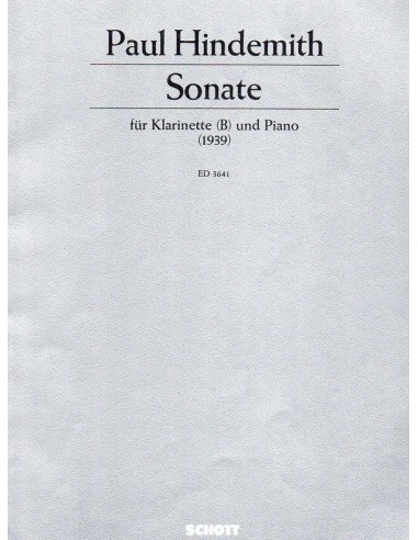 Hindemith Sonata in Sib 1939