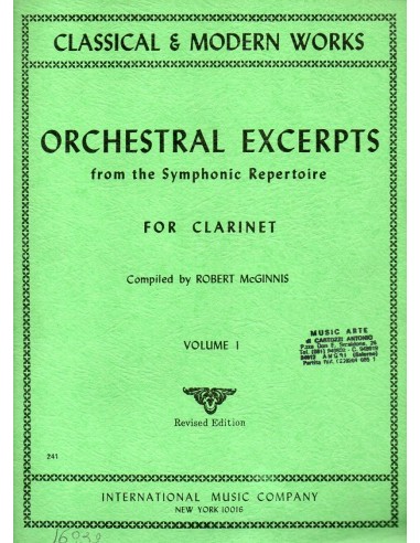 Orchestral Excerpts Vol. 1°