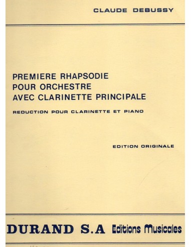 Debussy Premiere rhapsodie