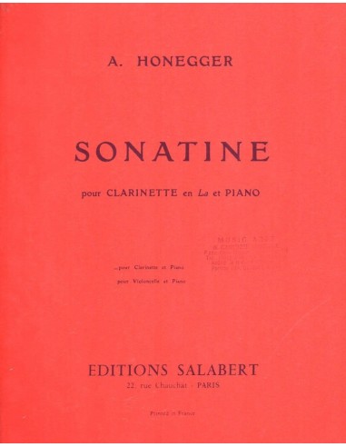 Honegger Sonatine