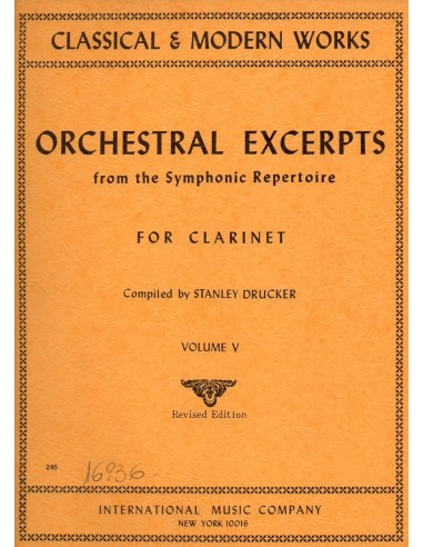Orchestral excerpts Vol. 5°