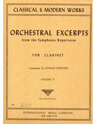 Orchestral xcerpts Vol. 6°