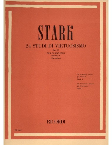 Stark 24 Studi di virtuosismo Op. 51...