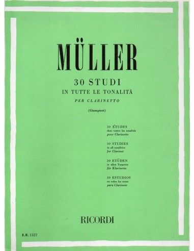 Muller 30 Studi in tutte le tonalità