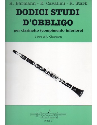 Dodici Studi d'obbligo per clarinetto...