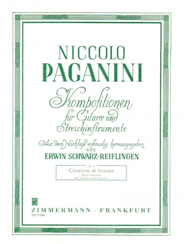 Paganini 6 Sonate Kompofitionen