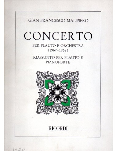 Malipiero Concerto 1967/1968