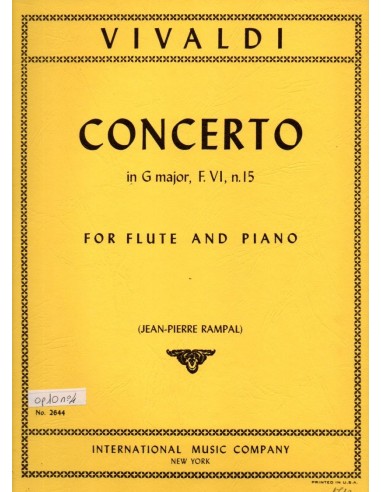 Vivaldi Concerto Op. 10 N° 4 in Sol...