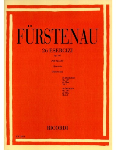 Furstenau 26 esercizi Op. 107 Vol. 1°