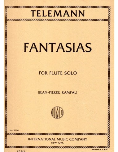 Telemann Fantasie per flauto solo
