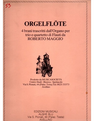 Orgelflote 4 Brani trascritti per tre...
