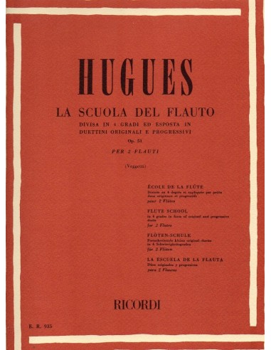 Hugues La scuola del flauto Op.51 1°...