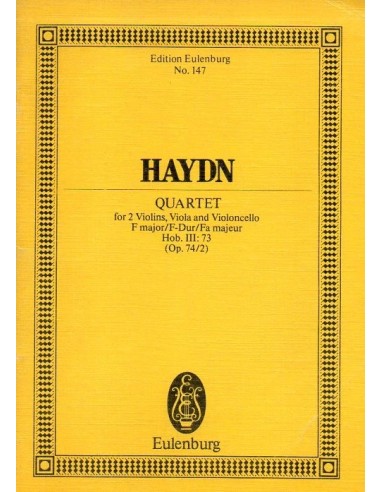 Haydn Quartetto in Fa maggiore Op....