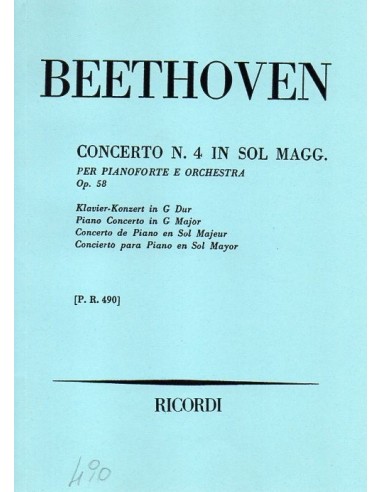 Beethoven Concerto Op. 58 N° 04 in...