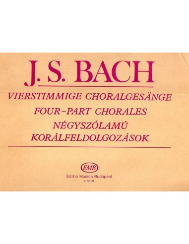 Bach Vierstimmige Choralgesange...