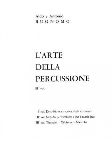 Buonomo L'arte della percussione vol. 3°