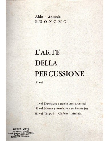 Buonomo L'arte della percussione vol....