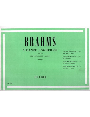 Brahms 03 Danze Ungheresi N° 5 / 6 /...