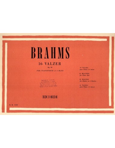 Brahms 16 Valzer Op. 39 A 4 Mani