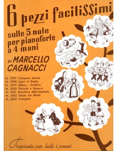 Cagnacci 06 Pezzi (Pianoforte a 4 mani)