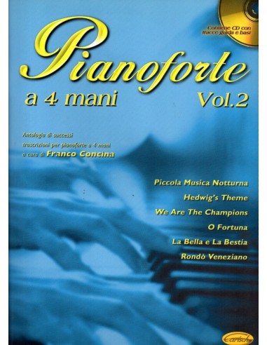 Concina Pianoforte a 4 mani con CD...