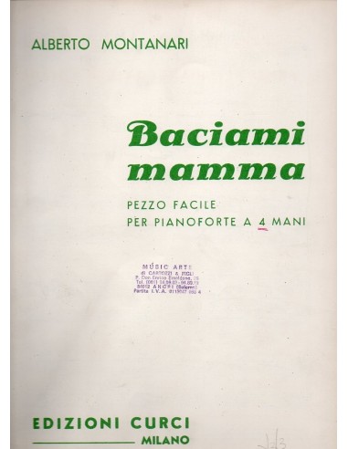 Montanari Baciami mamma (Pianoforte a...