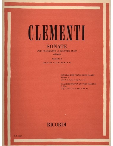 Clementi Sonate Vol.1° (Pianoforte a...