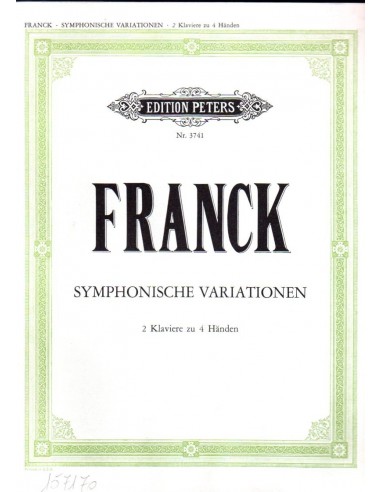 Franck Variazioni Sinfoniche per due...