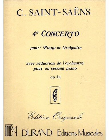 Saint Saens 4° Concerto Op. 44 per...