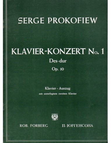 Prokofiew Concerto N° 1 Op. 10