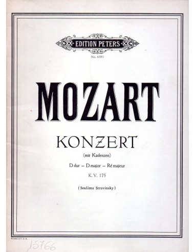 Mozart Konzert K 175 in Re maggiore...