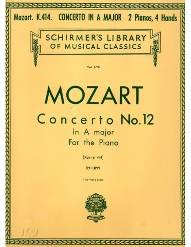 Mozart Concerto N° 12 K 414 in La...