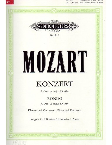 Mozart Concerto K 414 in La maggiore...