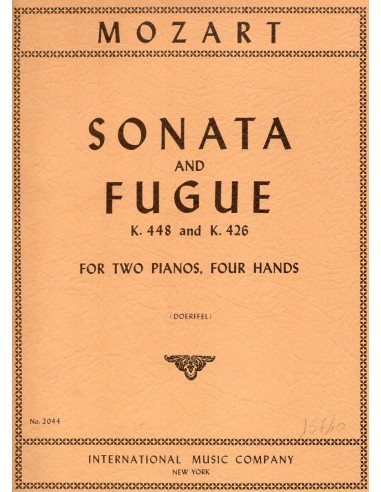 Mozart Sonata e fuga K 448 e K 426...