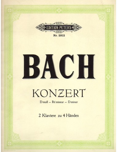 Bach Concerto in Re minore (Riduzione...