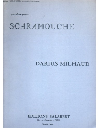 Milhaud Scaramouche (Riduzione per 2...