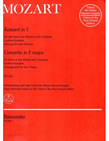 Mozart Concerto K 242 in Fa maggiore...