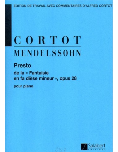 Mendelssohn Presto della fantasia in...