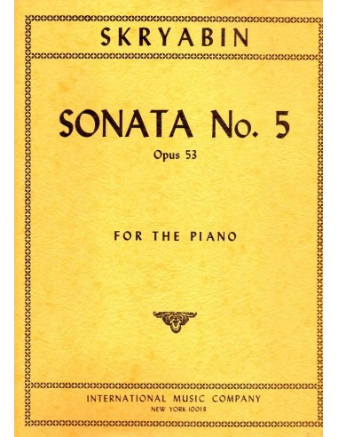Skryabin Sonata N° 5 Op. 53