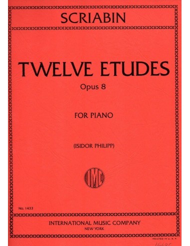 Scriabin 12 Studi Op. 8 (Philipp)