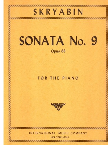 Skryabin Sonata  N° 9 Op. 68