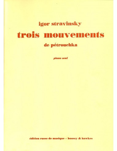 Igor Stravinsky Trois mouvements  de...