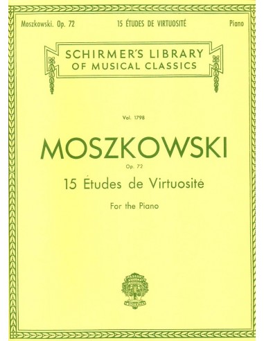 Moszkowski 15 Studi Virtuosi Op. 72