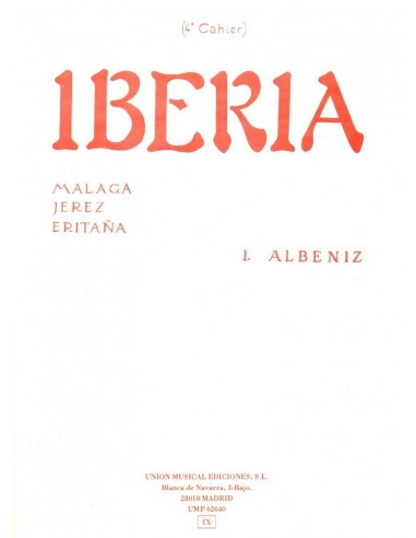 Albeniz Iberia Vol. 4°