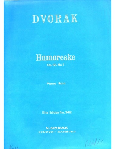 Dvorak Humoresque Op. 101 N° 7