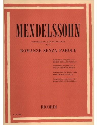Mendelssohn Romanze senza parole Vol....