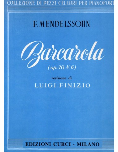 Mendelssohn Barcarola N° 6 Op. 30