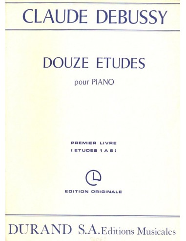 Debussy 12 Studi (da 01 a 06) Vol. 1°...